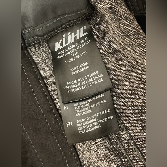 Men’s 32 x 32 Kuhl Klash Gotham Soft Shell Water Repellent Hybrid Tech Pants - Picture 5 of 11